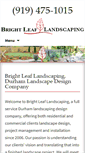 Mobile Screenshot of brightleaflandscaping.com